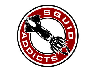 Squid Addicts logo design by coco