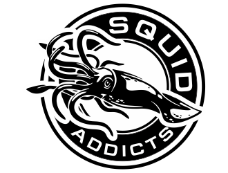 Squid Addicts logo design by MCXL
