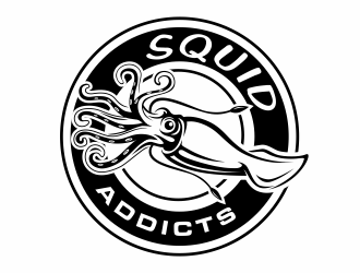 Squid Addicts logo design by agus