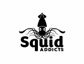 Squid Addicts logo design by josephope