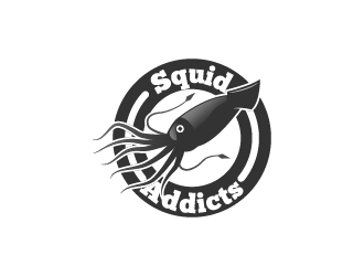 Squid Addicts logo design by kasperdz