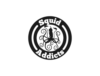 Squid Addicts logo design by kasperdz