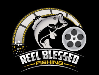 Reel Blessed Fishing logo design by uttam