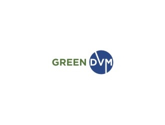 Green DVM logo design by bricton