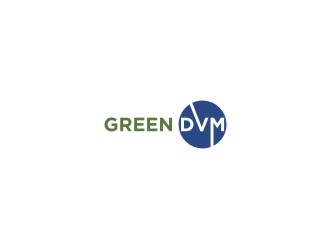 Green DVM logo design by bricton