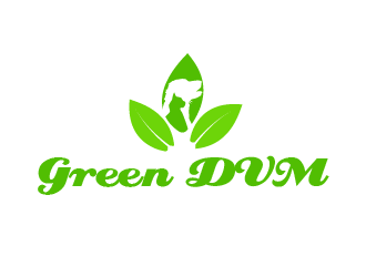 Green DVM logo design by PRN123