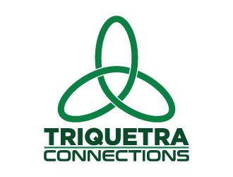 Triquetra Connections logo design by fastsev
