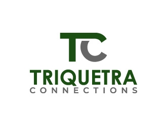 Triquetra Connections logo design by pixalrahul