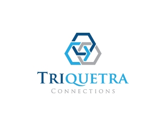 Triquetra Connections logo design by zakdesign700