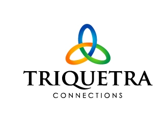 Triquetra Connections logo design by Marianne