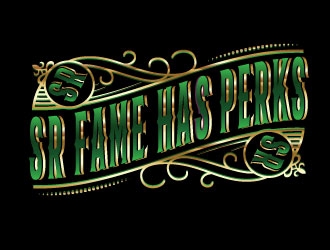 SR Fame Has Perks logo design by AYATA