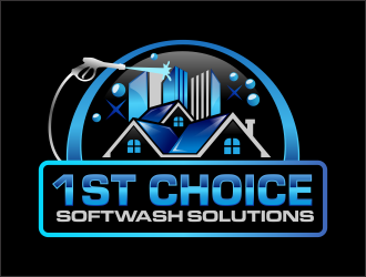 1st Choice Softwash Solutions  logo design by ingepro