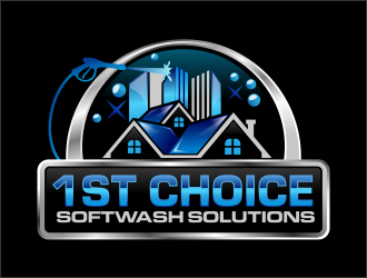 1st Choice Softwash Solutions  logo design by ingepro