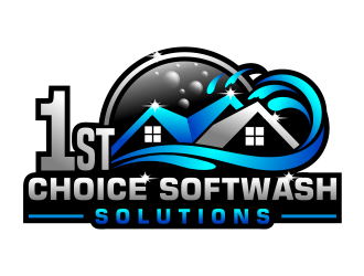 1st Choice Softwash Solutions  logo design by cintoko