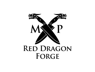 Red Dragon Forge logo design by beejo