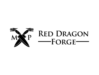 Red Dragon Forge logo design by beejo