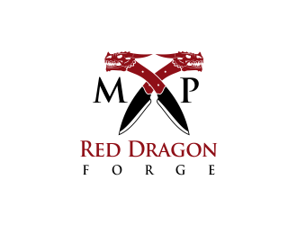 Red Dragon Forge logo design by beejo