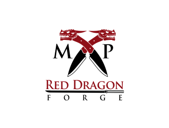 Red Dragon Forge logo design by beejo