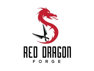 Red Dragon Forge logo design by Suvendu