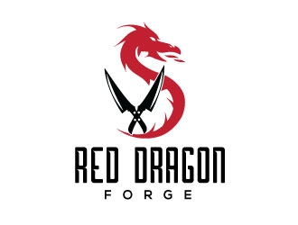 Red Dragon Forge logo design by Suvendu