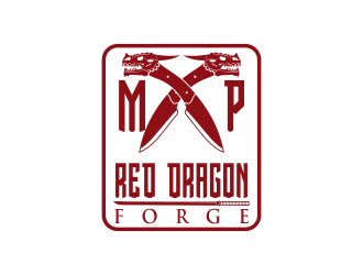 Red Dragon Forge logo design by beejo