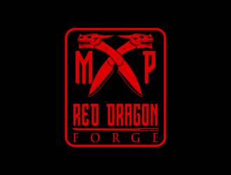Red Dragon Forge logo design by beejo