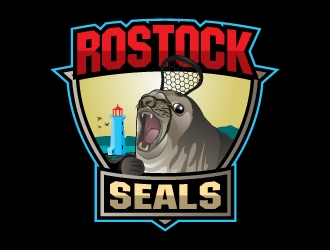 Rostock Seals logo design by Suvendu