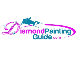 DiamondPaintingGuide.com logo design by PMG
