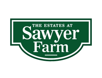 The Estates at Sawyer Farm logo design by ORPiXELSTUDIOS