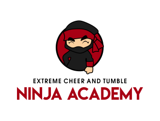 Extreme Cheer and Tumble - Ninja Academy logo design by JessicaLopes