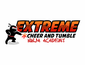 Extreme Cheer and Tumble - Ninja Academy logo design by ingepro