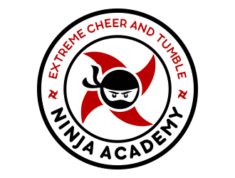 Extreme Cheer and Tumble - Ninja Academy logo design by kopipanas