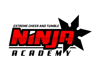 Extreme Cheer and Tumble - Ninja Academy logo design by jaize