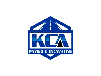 KCA Paving & Excavating logo design by CreativeKiller
