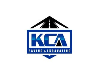 KCA Paving & Excavating logo design by CreativeKiller