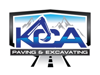 KCA Paving & Excavating logo design by Eliben