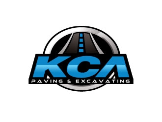 KCA Paving & Excavating logo design by sanworks