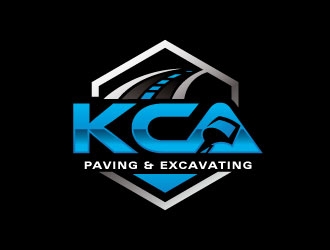 KCA Paving & Excavating logo design by sanworks