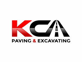 KCA Paving & Excavating logo design by mutafailan