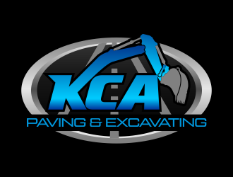 KCA Paving & Excavating logo design by beejo