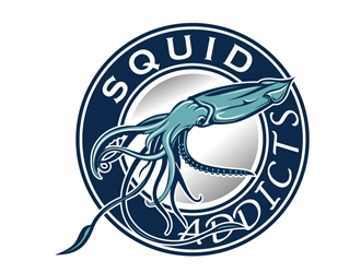 Squid Addicts logo design by DreamLogoDesign