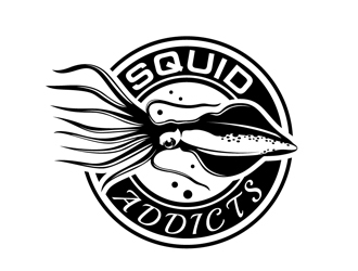 Squid Addicts logo design by DreamLogoDesign