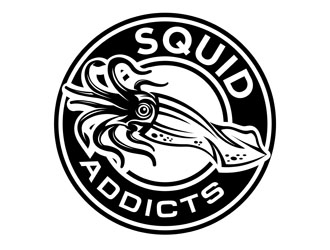 Squid Addicts logo design by CreativeMania