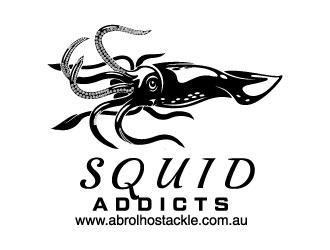 Squid Addicts logo design by Erasedink