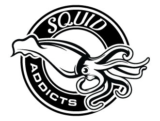 Squid Addicts logo design by daywalker