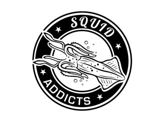 Squid Addicts logo design by LogoInvent
