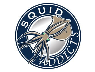Squid Addicts logo design by DreamLogoDesign