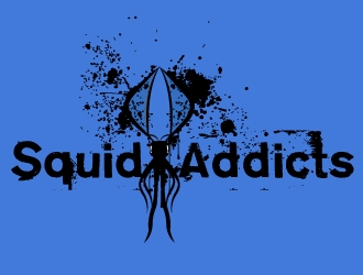 Squid Addicts logo design by dgenzdesigns