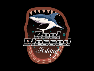 Reel Blessed Fishing logo design by Kruger