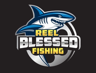 Reel Blessed Fishing logo design by Vincent Leoncito